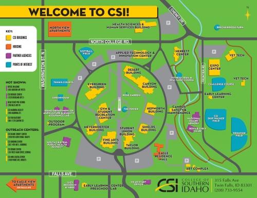 Evergreen Valley College Campus Map