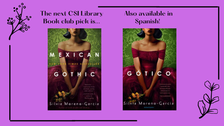 After Dinner Book Club: Mexican Gothic, Events